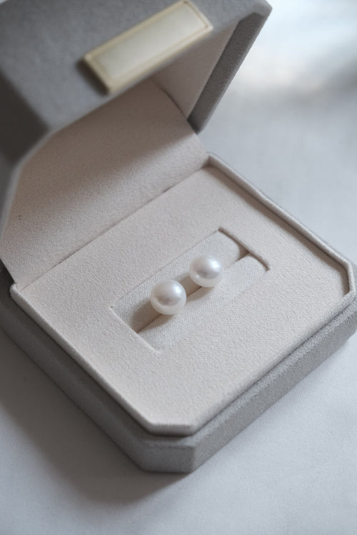 Pearl earrings
